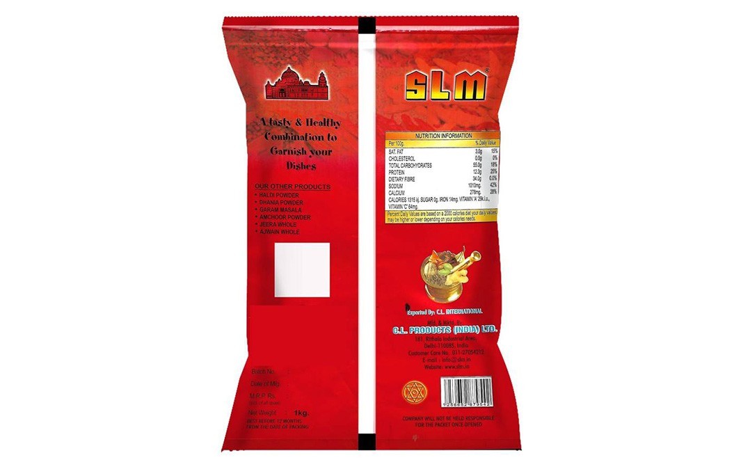 SLM Lal Mirch Kutti    Pack  1 kilogram